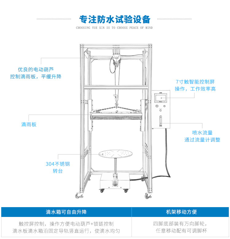 取暖器IPX2滴水試驗(yàn)設(shè)備